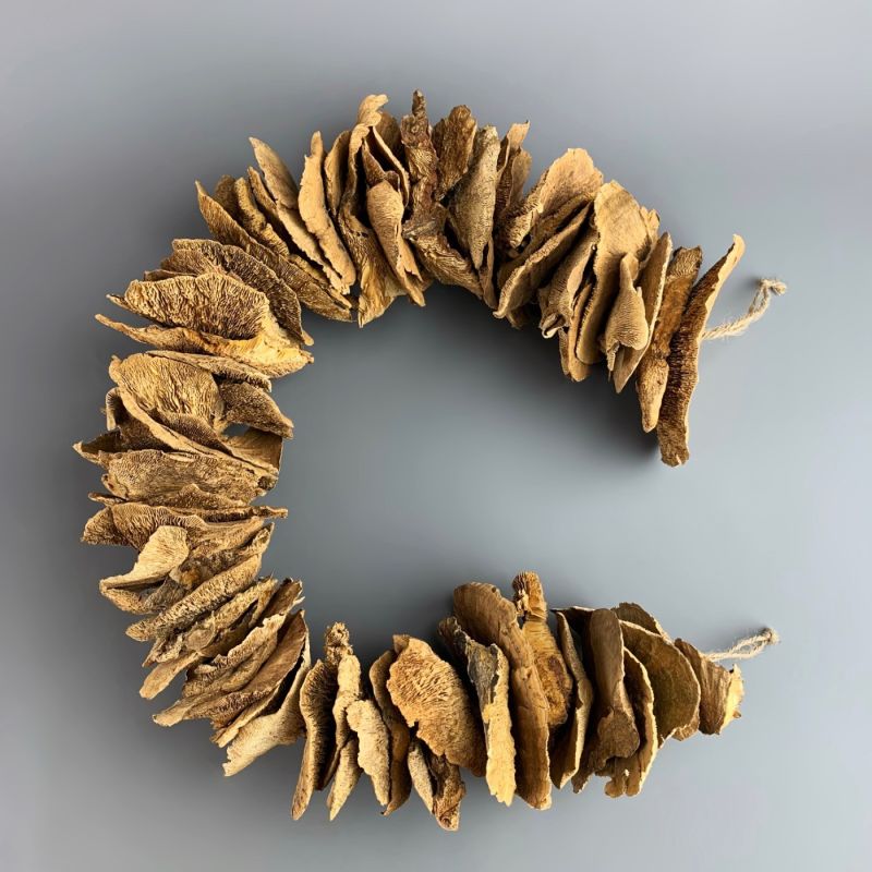 Sponge Mushroom Garland approx. 100 cm long