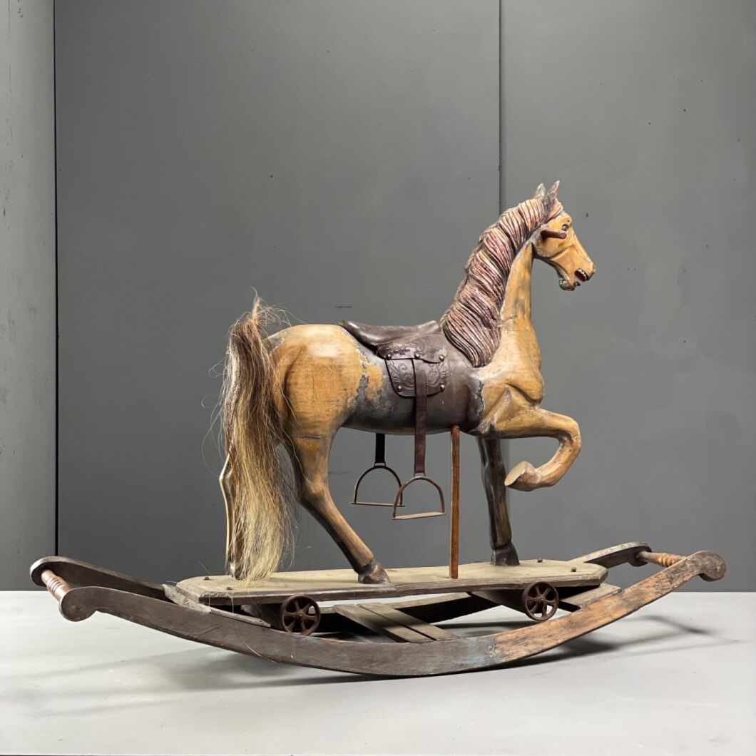 Wooden Rocking Horse RENTAL ONLY Brandon Thatchers
