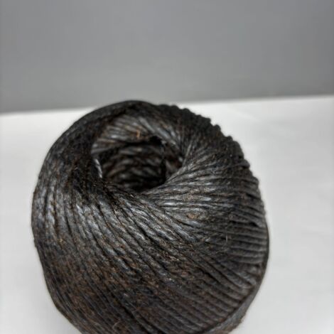 Tarred Flax Twine, approx. 3 mm diameter by 145 m long
