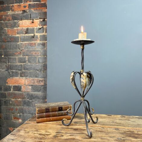 www.brandonthatchers.co.uk Wrought Iron Ornate Candle Holder 4 Wrought Iron Ornate Candle Holder - RENTAL ONLY