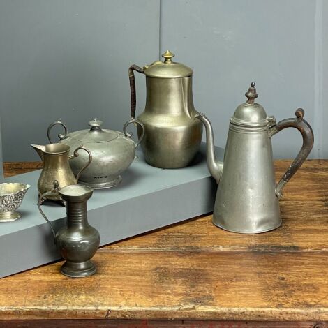 Vintage Pewter Tableware - RENTAL ONLY