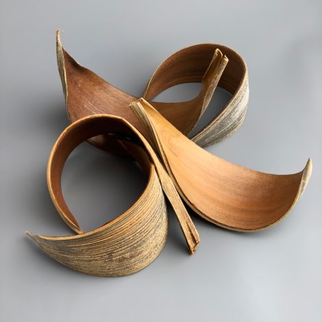 Coco leaf - www.BrandonThathers.co.uk Coco Curly Leaves x 10, natural or whitewash finish, 20 cm diameter, natural, dried floral deco