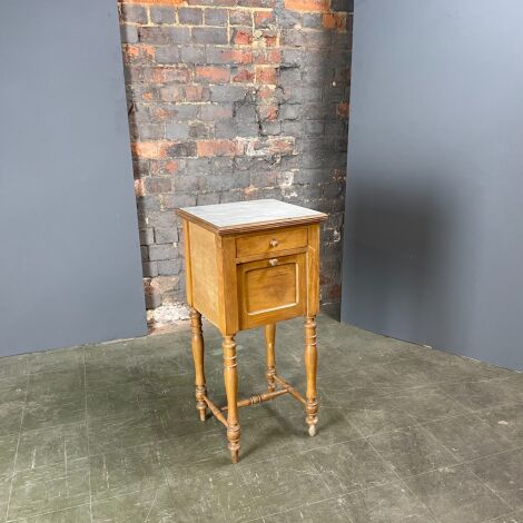 French Antique Bedside Cabinet - RENTAL ONLY