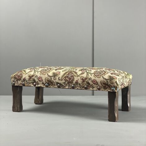 Upholstered Foot Stool - RENTAL ONLY
