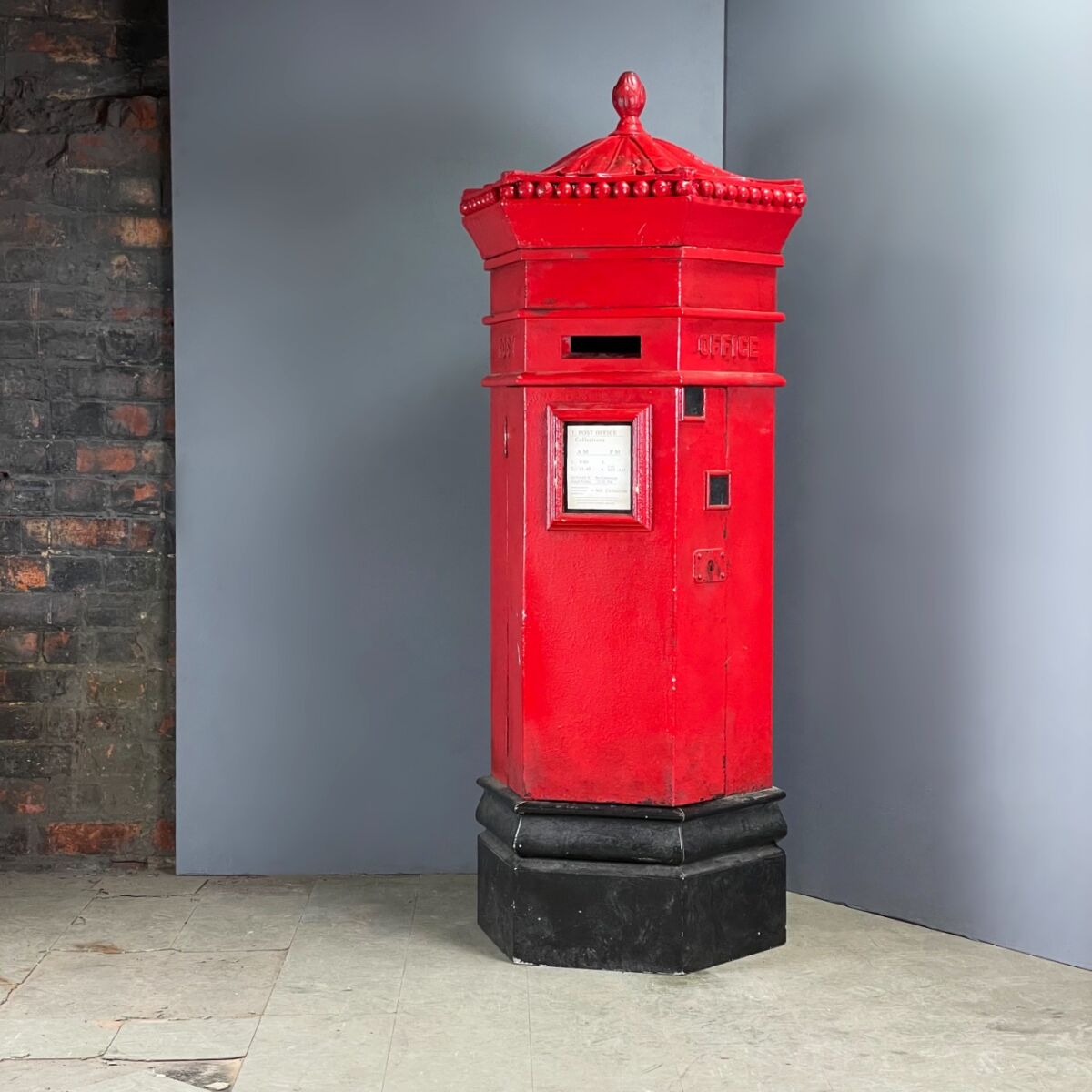 Post Box Rental Traditional Red Post Box - RENTAL ONLY - Brandon Thatchers
