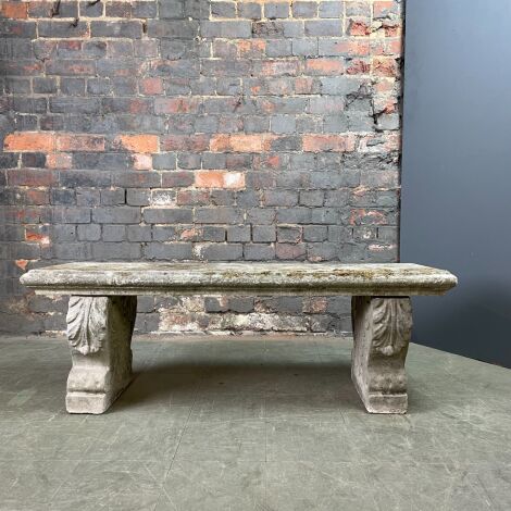 Ornate Stone Bench - RENTAL ONLY