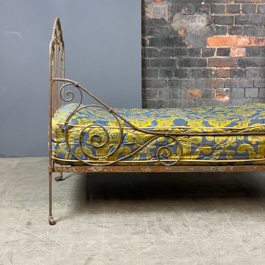 French Antique Iron Daybed 3 Available RENTAL ONLY Brandon