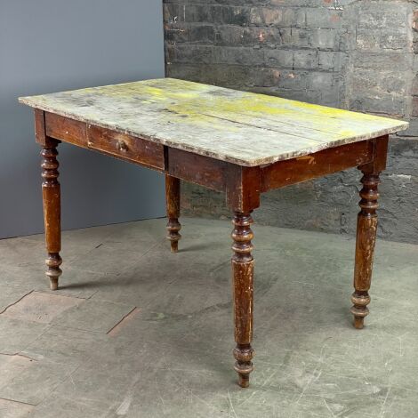 Rustic Distressed Table - RENTAL ONLY