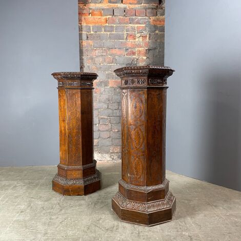 Period Carved Plinth/ Pedestal  - RENTAL ONLY