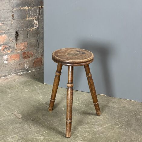 Rustic Three Leg Stool - RENTAL ONLY