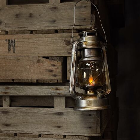 Flicker Effect Hurricane Lanterns (x30 available) - RENTAL ONLY