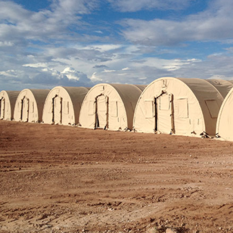 US Medical/ Desert Tent in Sand (x3) - RENTAL ONLY 