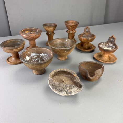 Clay Lamps and Chalice - RENTAL ONLY