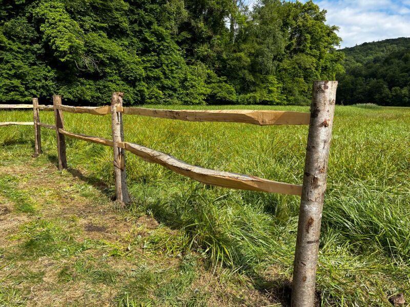 Cleft Split Chestnut Post & Rail Fencing, with 2 or 3 mortice posts Brandon Thatchers