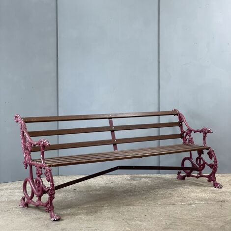 Cast Iron Park Bench - RENTAL ONLY