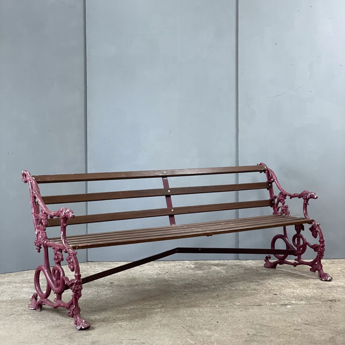 Cast Iron Park Bench - RENTAL ONLY - Brandon Thatchers