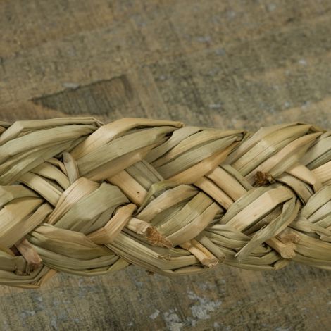 Rush Twine, Hand plaited 5ply approx. 4.5 cm wide charged by the meter