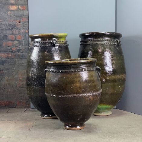 Large Glazed Urns - RENTAL ONLY