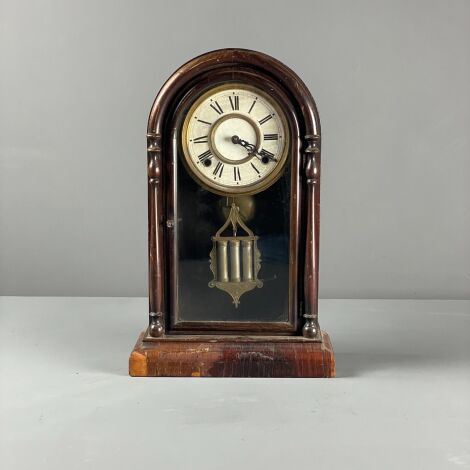 Antique Dome Topped Mantel Clock - RENTAL ONLY