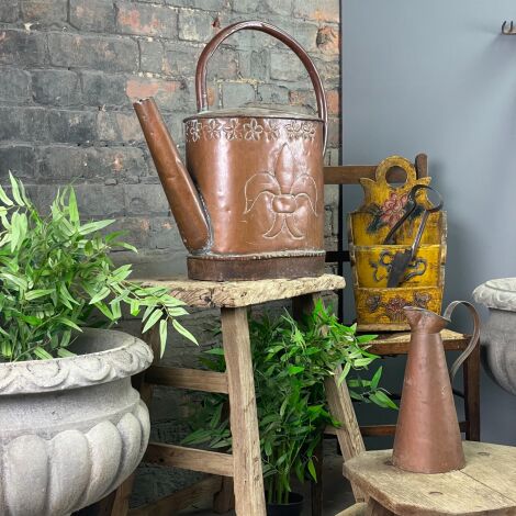 Copper Arts and Crafts Watering Can and Jug - RENTAL ONLY