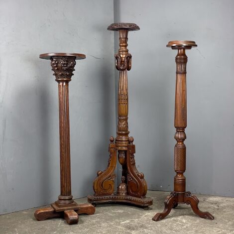 Ornate Carved Pedestals - RENTAL ONLY