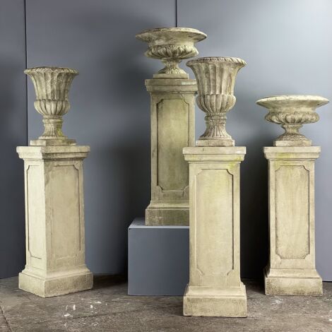 Ornamental Garden Plinths (4 available) - RENTAL ONLY