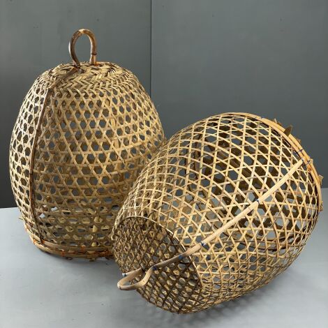 Brandon Thatchers Props Star Weave Bamboo Bird Cage Rental, also available to Purchase in Products section