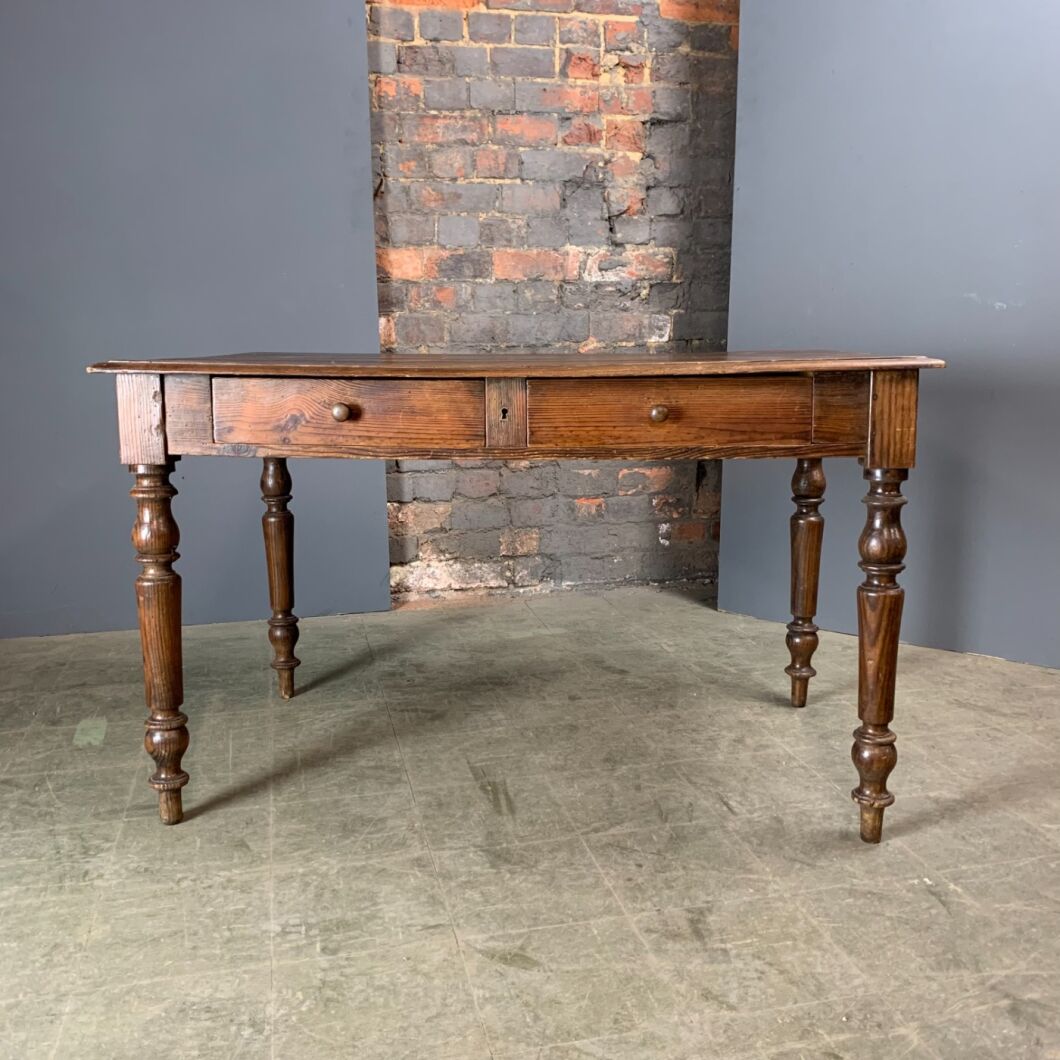 Dark top writing desk