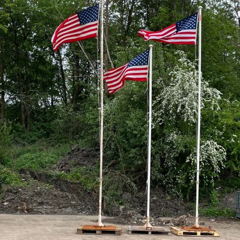 Flag Pole and Stand - RENTAL ONLY