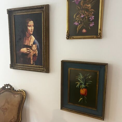 Brandon Thatchers Props Framed Botanical Painting - RENTAL ONLY