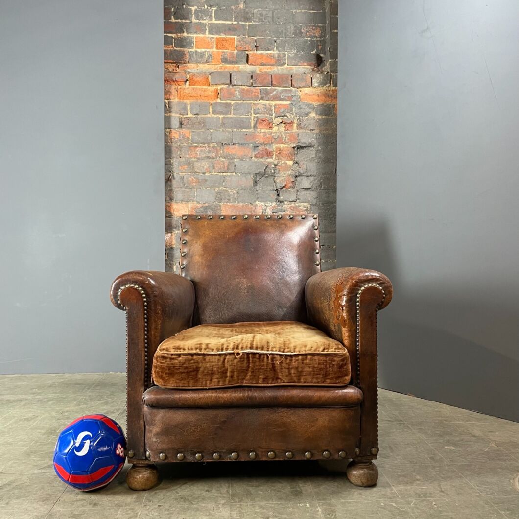 Old leather chair deals