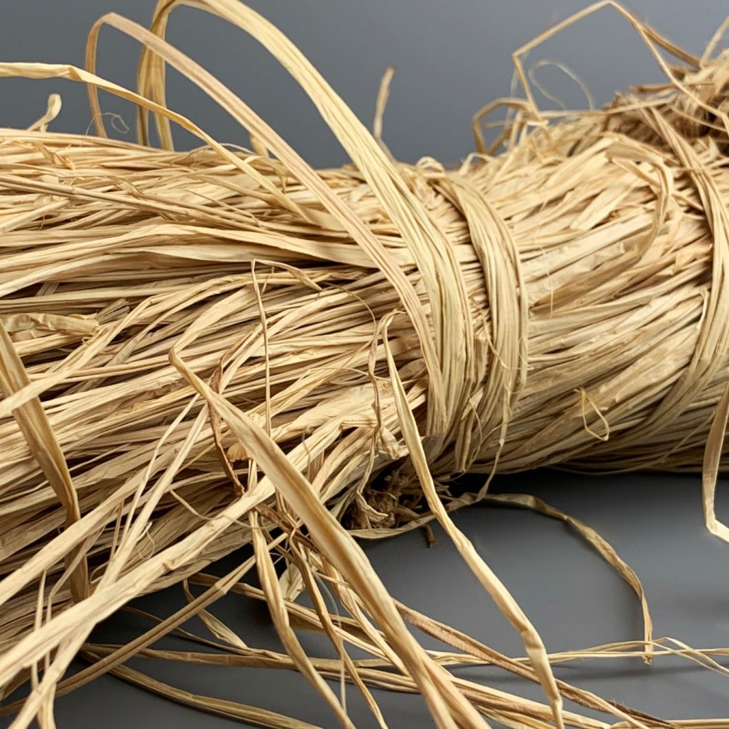 320G Natural Raffia Paper Ribbon, 4 X 80G Raffia Grass Raffia