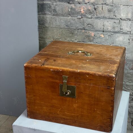 Wood and Brass Box - RENTAL ONLY