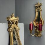 www.brandonthatchers.co.uk Gilt Mirrored Sconce Candle Holder 2 GMSCH4.jpg