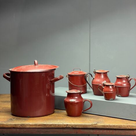 Red Enamelware - RENTAL ONLY