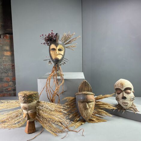 Carved Tribal Masks - RENTAL ONLY