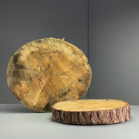 www.brandonthatchers.co.uk bee skep base 3 Bee Skep Base, slice of tree trunk approx. 2' diameter by 3" deep
