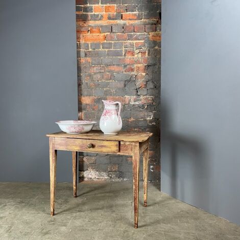Stripped Rustic Console Table - RENTAL ONLY