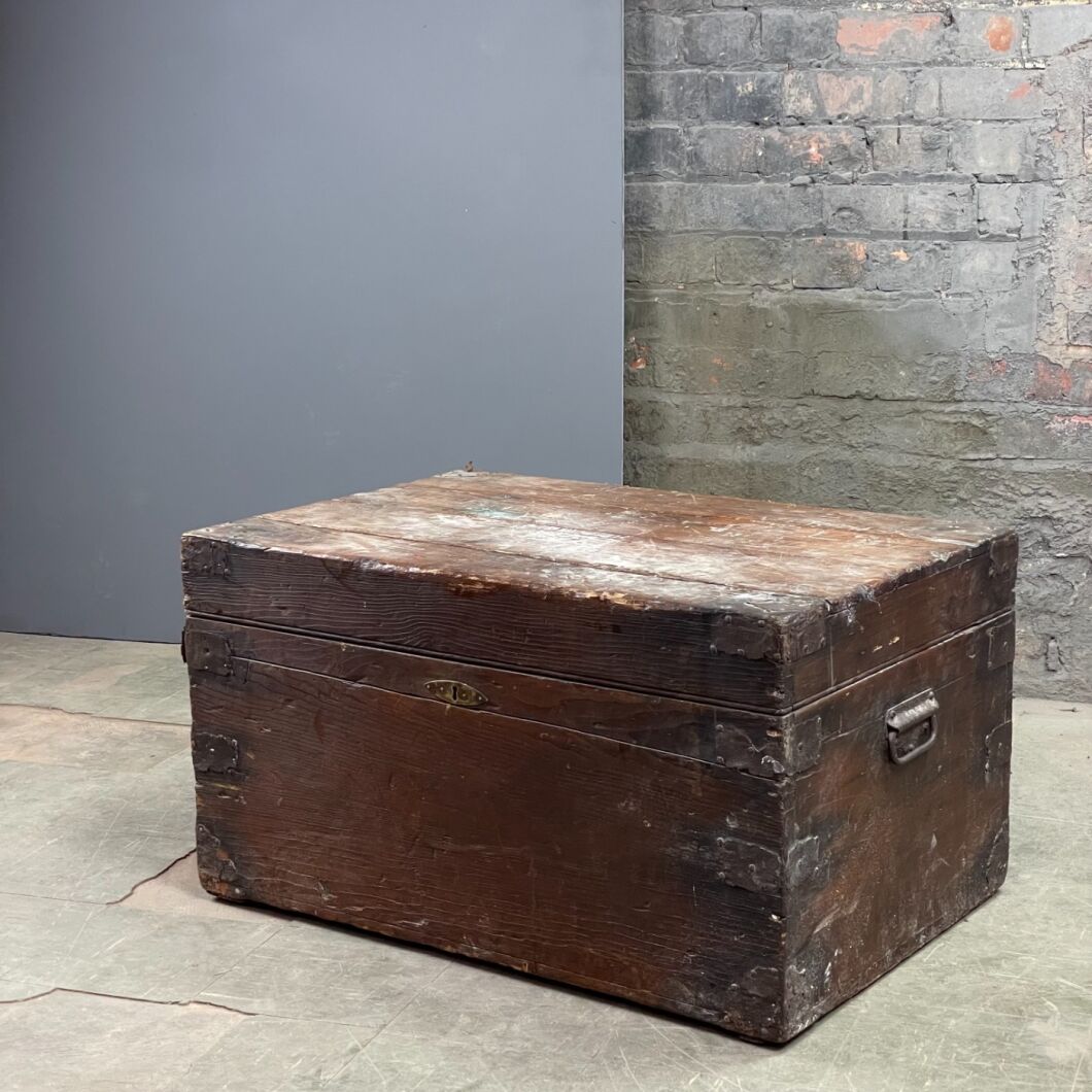 Vintage Wooden Chest - RENTAL ONLY - Brandon Thatchers