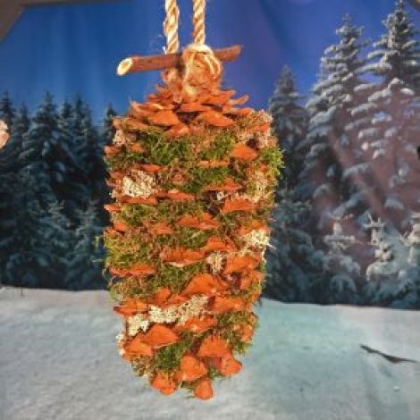 Hanging Pinecone Decoration