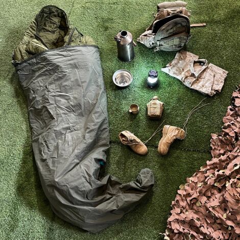 Bivy Combat Sleeping Bag, No Tent Required! (3 available) - RENTAL ONLY 