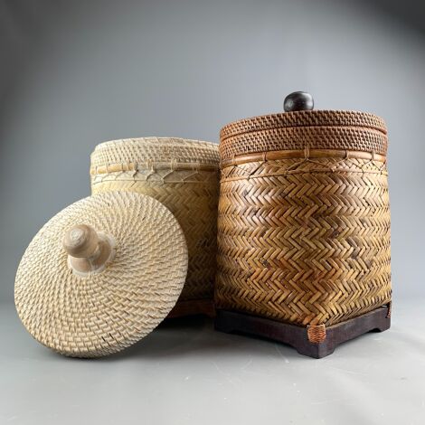 Tea Caddy Baskets For Sale, also available in Rental Section