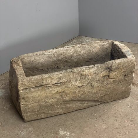 Heavy Hand Carved Wooden Trough - RENTAL ONLY