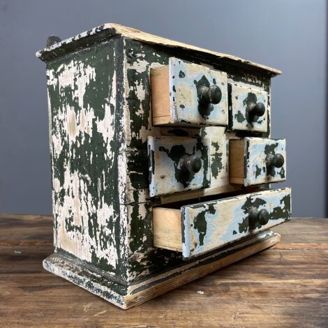 Distressed 5 Drawer Mini Cabinet  - RENTAL ONLY