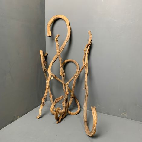 Banana Curly Stick x 3, Approx. 70 cm Long With a 20 cm Dia. Bend on One End