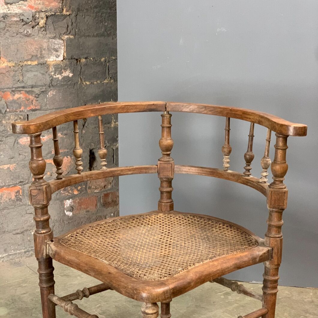 Ornate Wooden Corner Chair RENTAL ONLY Brandon Thatchers