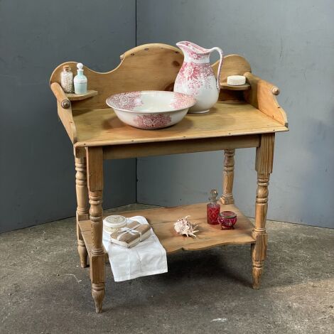 Old Fashioned Pine Wash Stand - RENTAL ONLY