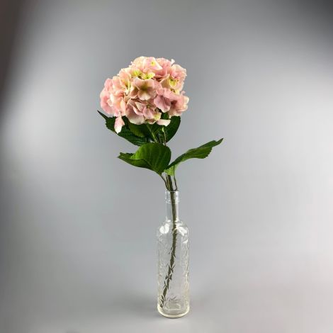 Hydrangea, Pink, 60 cm tall artificial blossom, poseable stem