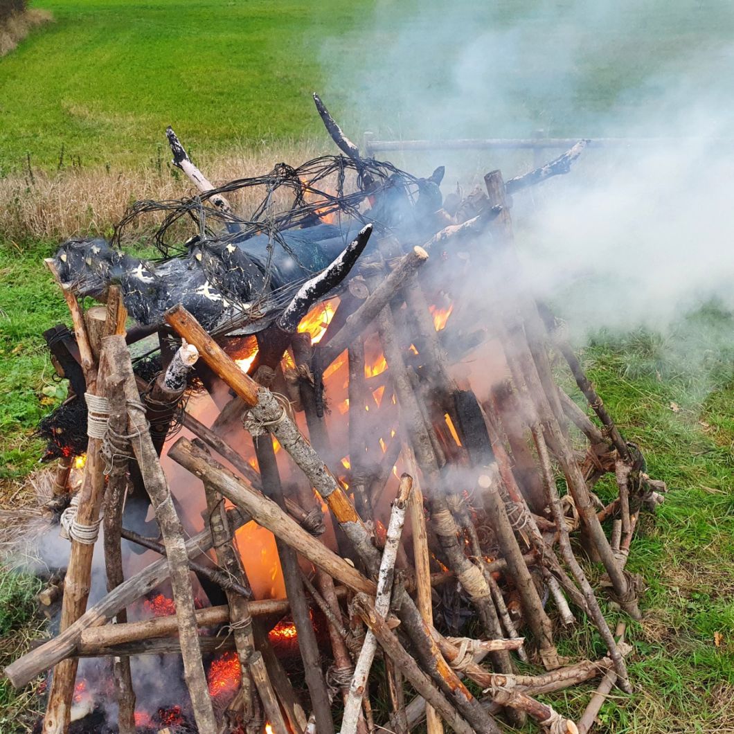 Funeral Pyre - www.BrandonThatchers.co.uk