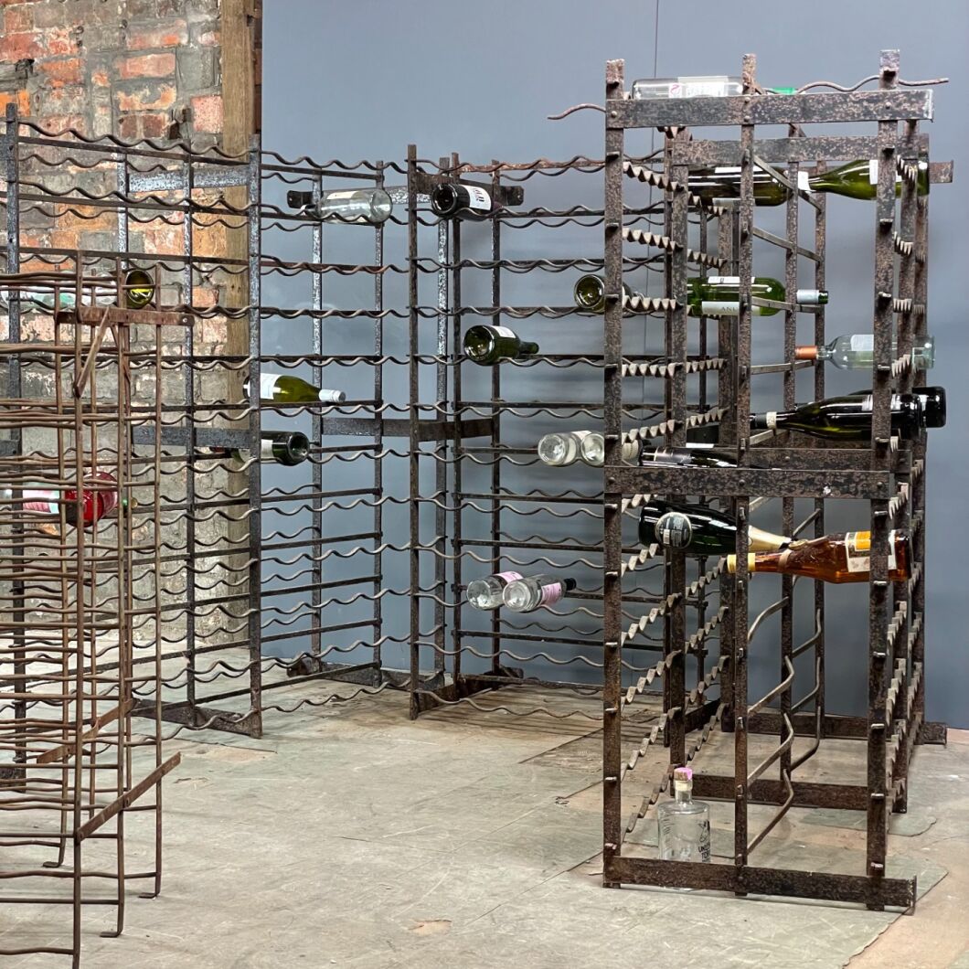 Aged Iron Wine Rack RENTAL ONLY Brandon Thatchers